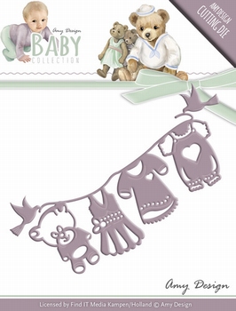 Amy Design Dies ADD10053 Baby Clothes line/waslijn