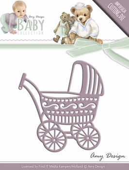 Amy Design Dies ADD10054 Baby Carriage/wandelwagen