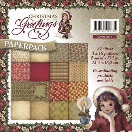Amy Design Paperpack ADPP10014 Christmas Greetings