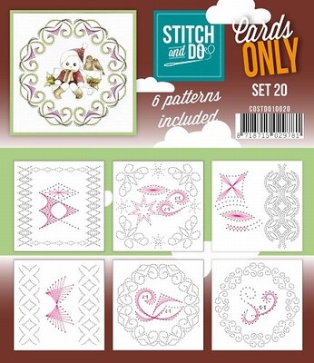 Stitch & Do Cards only 4k COSTDO10020 set 20