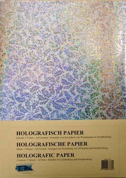 Holografisch papier HP-107 Hulstblaadjes