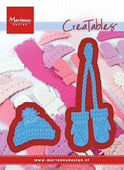 MD Creatables LR0440 Knitted hat and mittens / muts & wanten