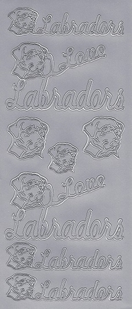 Sticker Dieren 0001 Hond/Labradors