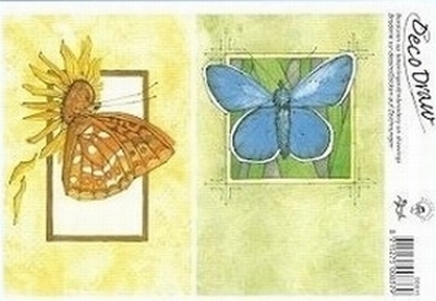 Deco Draw Borduurkaart DD015 Vlinders