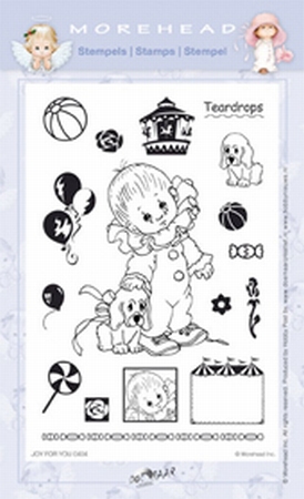 Clear stamps Morehaed Joy for you 97-0404 Teardrops