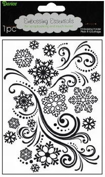 Darice embossing folder 1218-39 Snowflakes