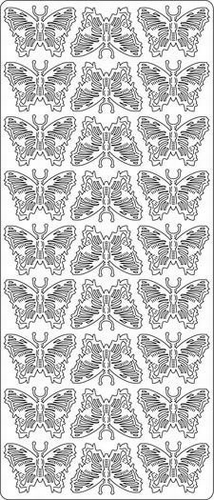 Sticker Dieren Peel-off 1631 Vlinders