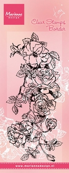 MD Clear stamps TC0847 Tiny's Border roses