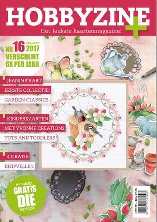 Hobbyzine Plus 16 + Jeanines Art Die JAD10004 Garden Classic