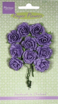 MD Paper Flowers RB2261 Carnations - dark lavender/lavendel