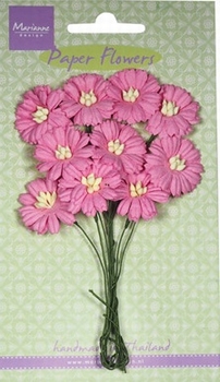 MD Paper Flowers RB2252 Daisies - bright pink/roze