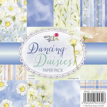Wild Roses Studio Paper Pack PP052 Dancing Daisies