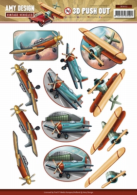 3D Stansvel Amy Design SB10152 Vintage Vehicles Planes