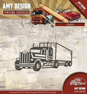 Amy Design Dies ADD10099 Vintage Vehicles Truck/vrachtwagen