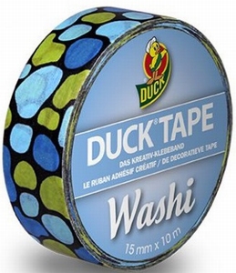 Duck tape Washi 104-03 Aqua Cobbles