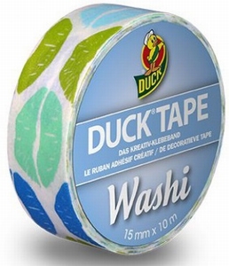 Duck tape Washi 104-02 Aqua Kiss