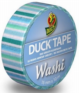 Duck tape Washi 104-01 Blue Stripes