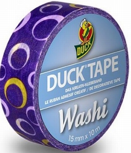 Duck tape Washi 104-08 Purple Circle