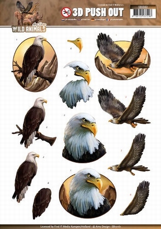3D Stansvel Amy Design SB10161 Wild Animals Eagles/arenden