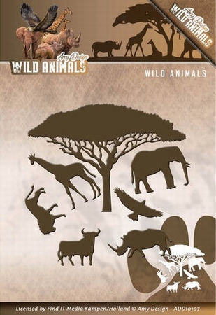 Amy Design Dies ADD10107 Wild Animals/wilde dieren