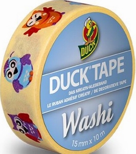 Duck tape Washi 104-021 Cute Owls