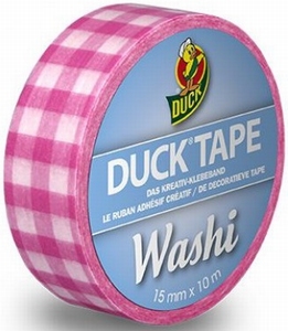 Duck tape Washi 104-013 Pink Check