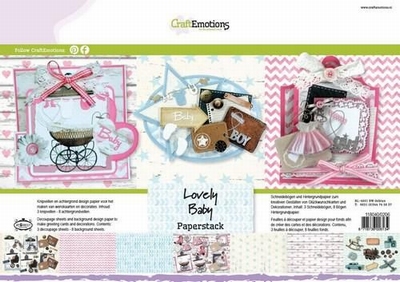 CraftEmotions Paper stack 118040/0206 Lovely Baby