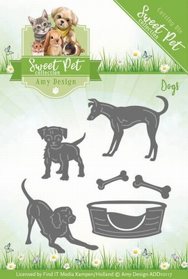 Amy Design Dies ADD10117 Sweet Pet Dogs/honden