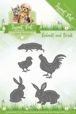 Amy Design Dies ADD10119 Sweet Pet Rodents and Birds