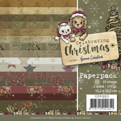 Yvonne Creations Paperpack YCPP10013 Celebrating Christmas