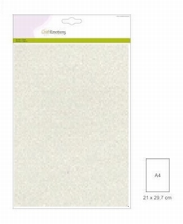 CraftEmotions Glitterpapier A4 158 champagne