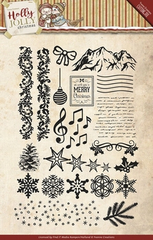 Yvonne Creations ClearStamps YCCS10025 Holly Jolly
