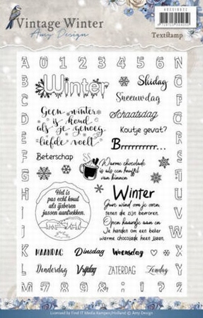 Amy Design Clearstamp ADCS10022 Vintage Winter