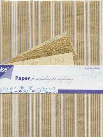 Joy Paper Value A4 Craft Pack 6012-0030 Streepjes/blaadjes