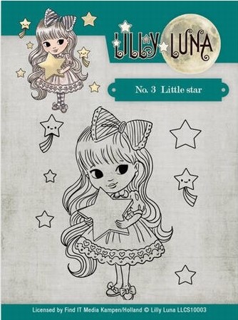 Yvonne Lilly Luna Clearstamp LLCS10003 Little Star