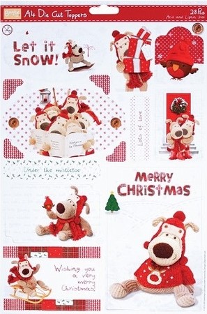 Boofle Christmas BOF157115 A4 Stansvel Let it Snow