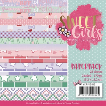 Yvonne Creations Paperpack YCPP10015 Sweet Girls