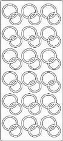 Sticker Peel-off 05/1714 Grote ringen