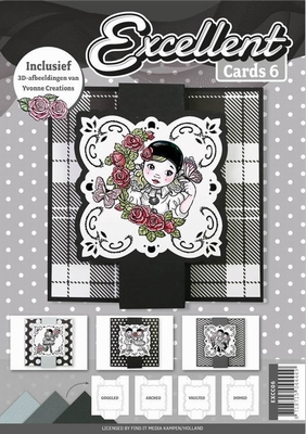 Excellent Cards EXCC06 Pierrot 3D van Yvonne
