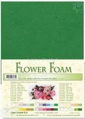 A4 vel LeCrea Flower Foam 25.4322 mosgroen