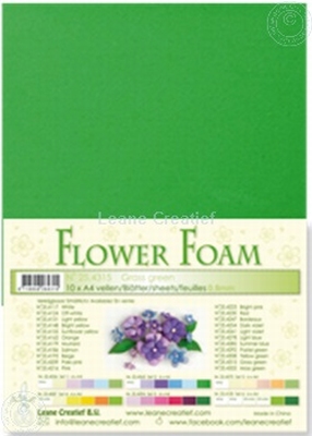 A4 vel LeCrea Flower Foam 25.4315 grasgroen