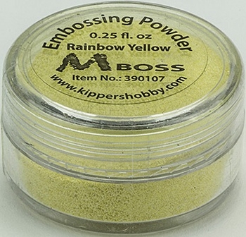 Mboss Embossing powder 390107 Rainbow Yellow
