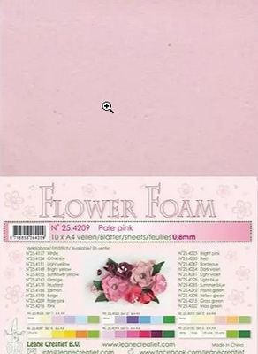 A4 vel LeCrea Flower Foam 25.4209 lichtroze