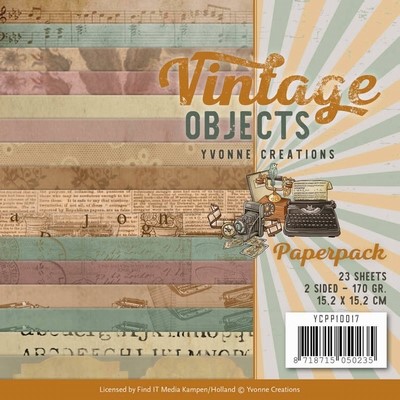 Yvonne Creations Paperpack YCPP10017 Vintage Objects