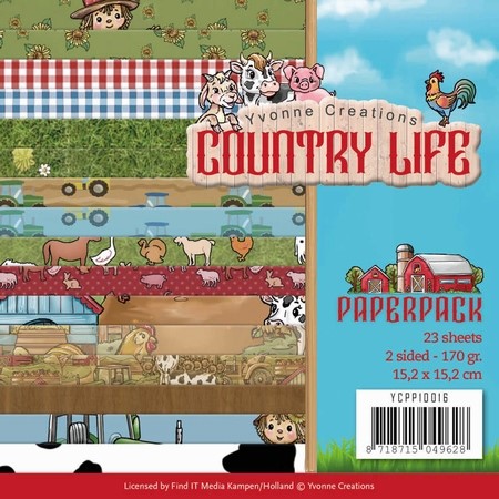 Yvonne Creations Paperpack YCPP10016 Country Life