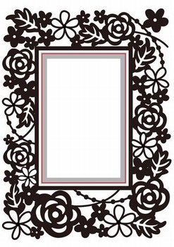 Hobby Solutions Dies HSEFD004 Rectangle-floral
