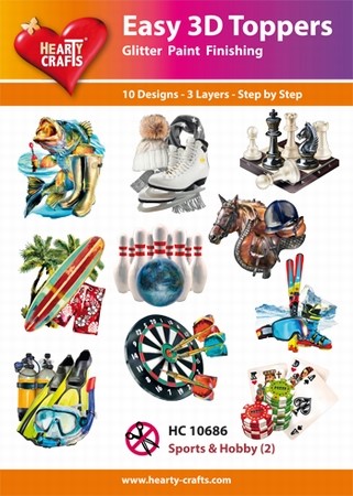 Hearty Crafts Easy 3D Toppers HC10686 Sports & Hobby 2