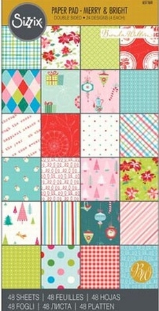Sizzix Cardstock Pad 651160 Merry & Bright