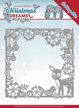 Yvonne Creations Dies YCD10140 Christmas Dreams Animal Frame
