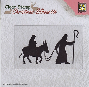 Nellie`s Choice Silhouette Clear stamps CSIL002 "nativity"